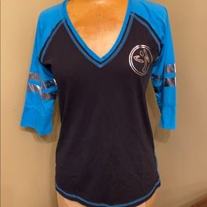 Baseball Tee Shirt Top Zumba dance